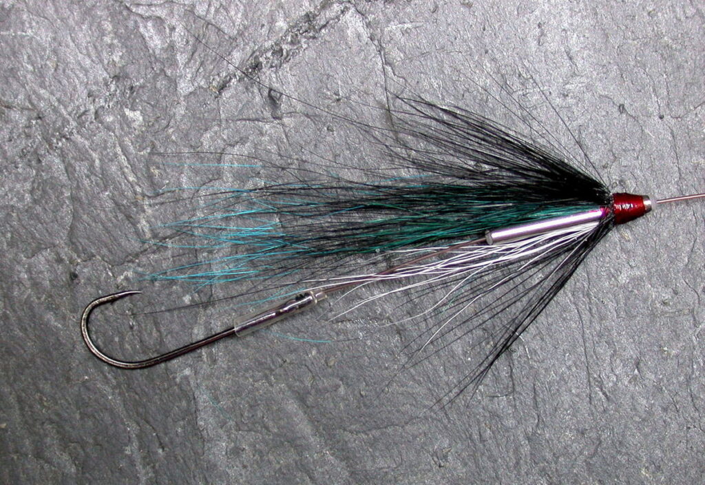 Sea Trout Tube Fly with heat shrink knot guard