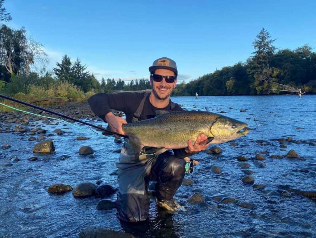 Chinook Salmon on a Needle Tubes