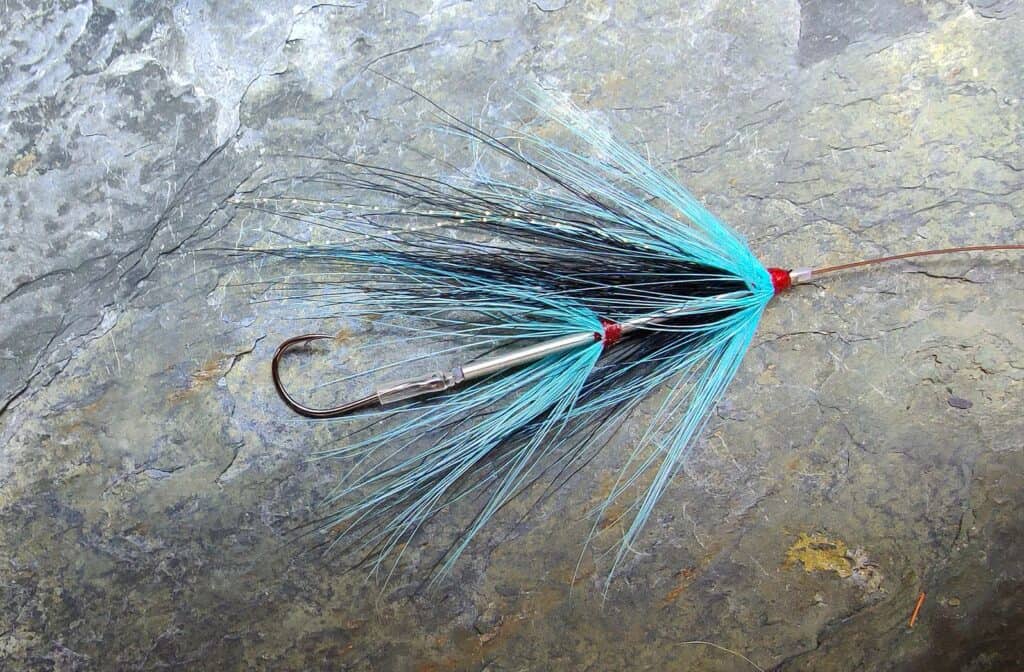 Sea Trout Black and Blue Intruder Tube