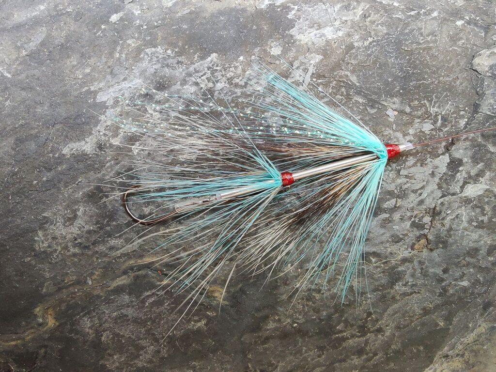 Squirrel and Blue Sea Trout Intruder Fly