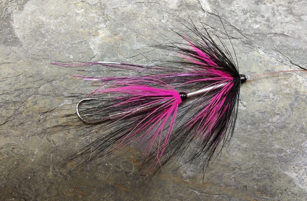 Black and Pink Intruder Tube Fly
