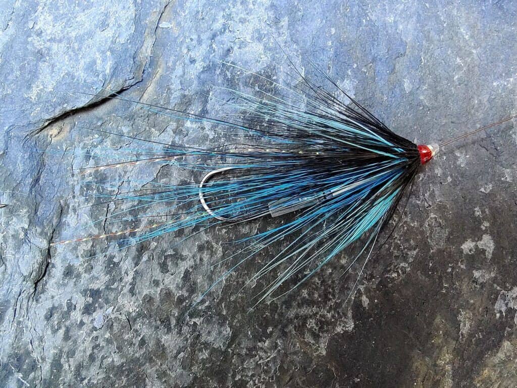 Black & Blue Scottish Shrimp Tube Fly