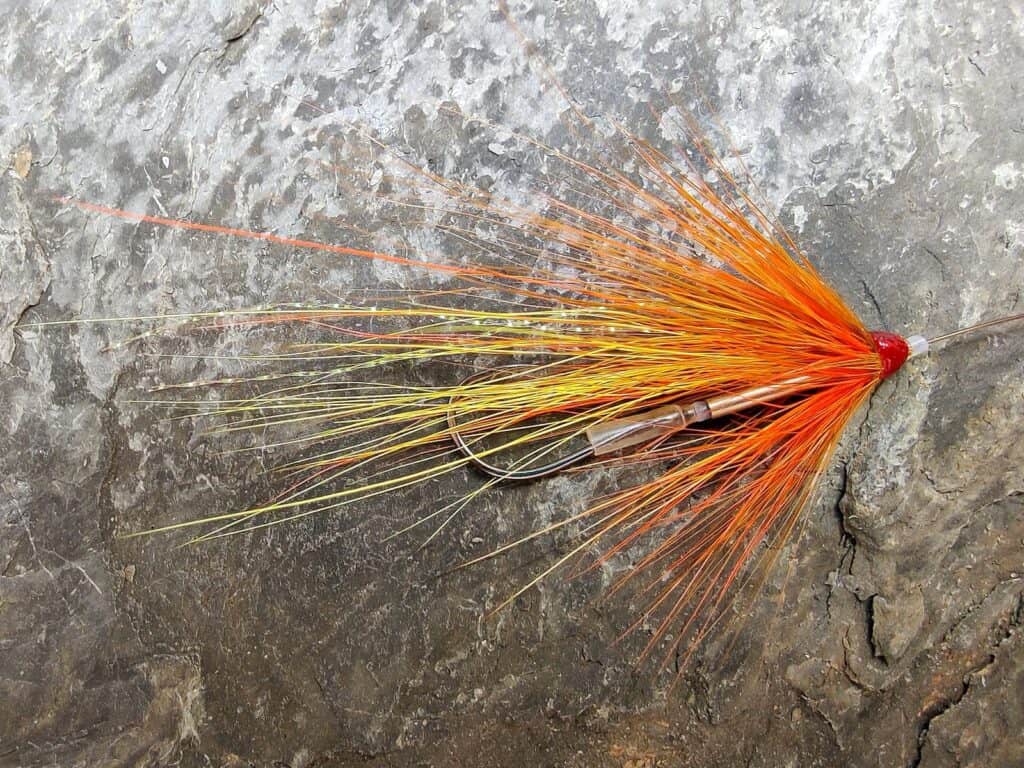 Ginger Scottish Shrimp Tube Fly