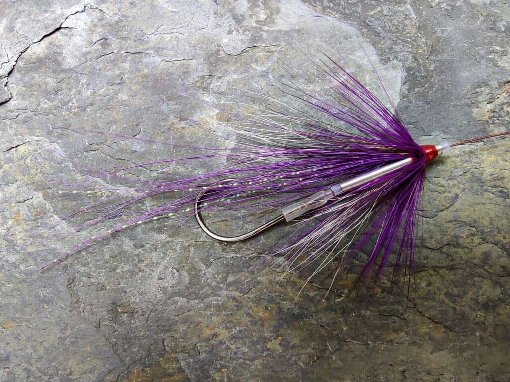 Purple Scottish Shrimp Tube Fly