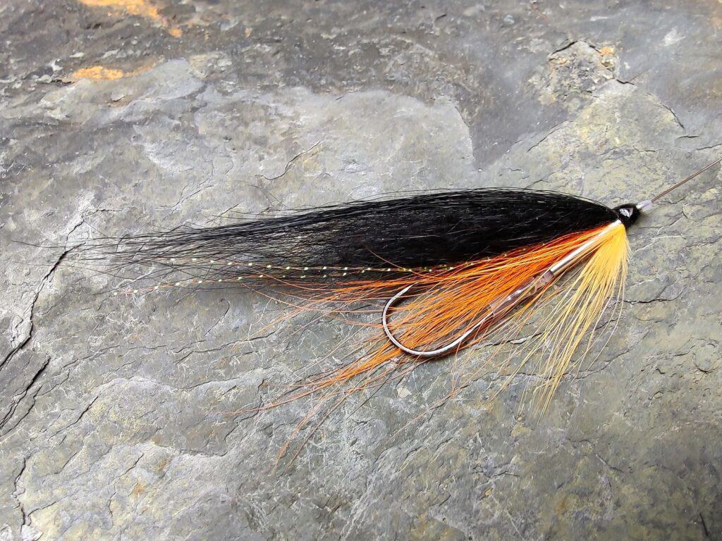 Orange and Yellow Wee Monkey Tube Fly