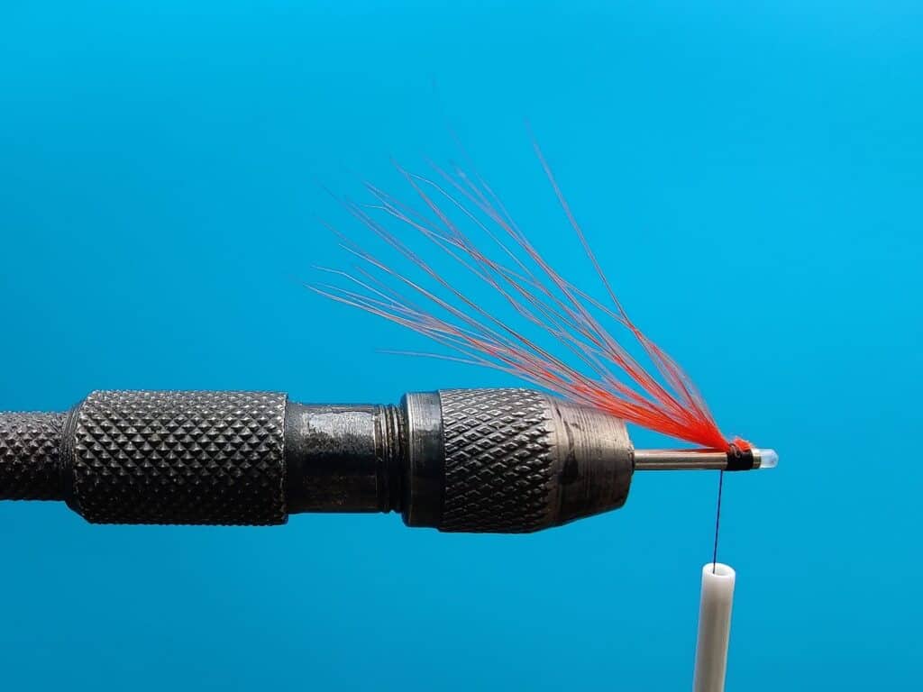 Tying a Wee Monkey Needle Tube Fly - step 2