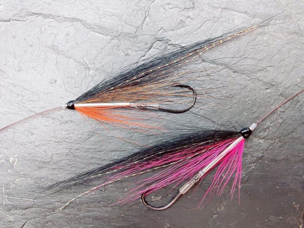 Blackback Tube Flies with Hooks