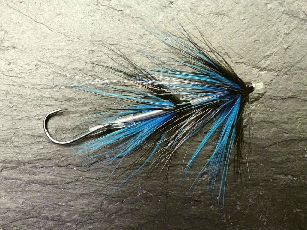 Blue Intruder Shrimp Tube Fly