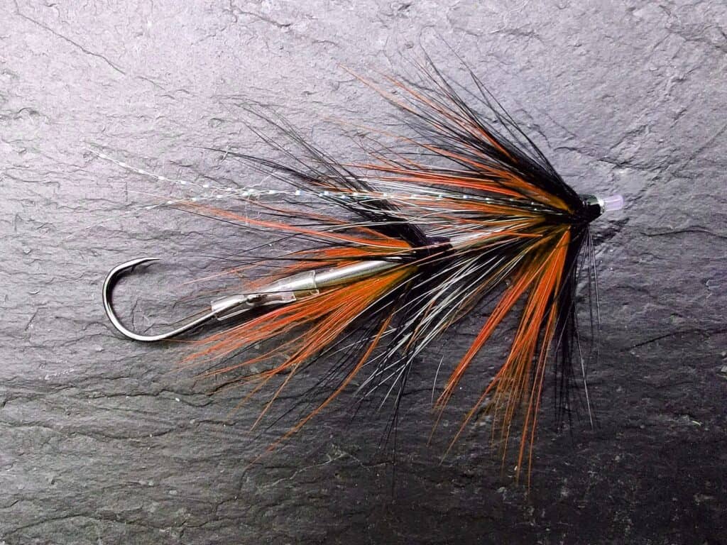 Virtual Orange Intruder Shrimp Tube Fly