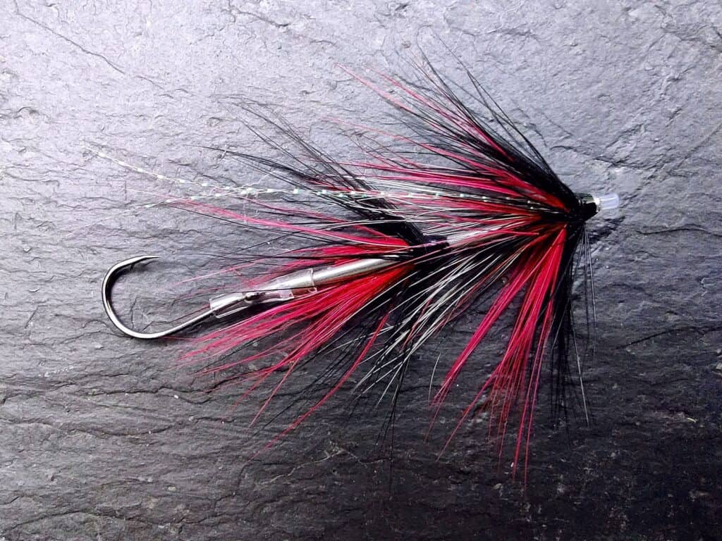 Red Intruder Shrimp Tube Fly