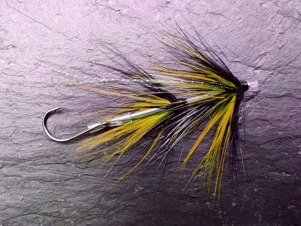 Yellow Intruder Shrip Tube Fly