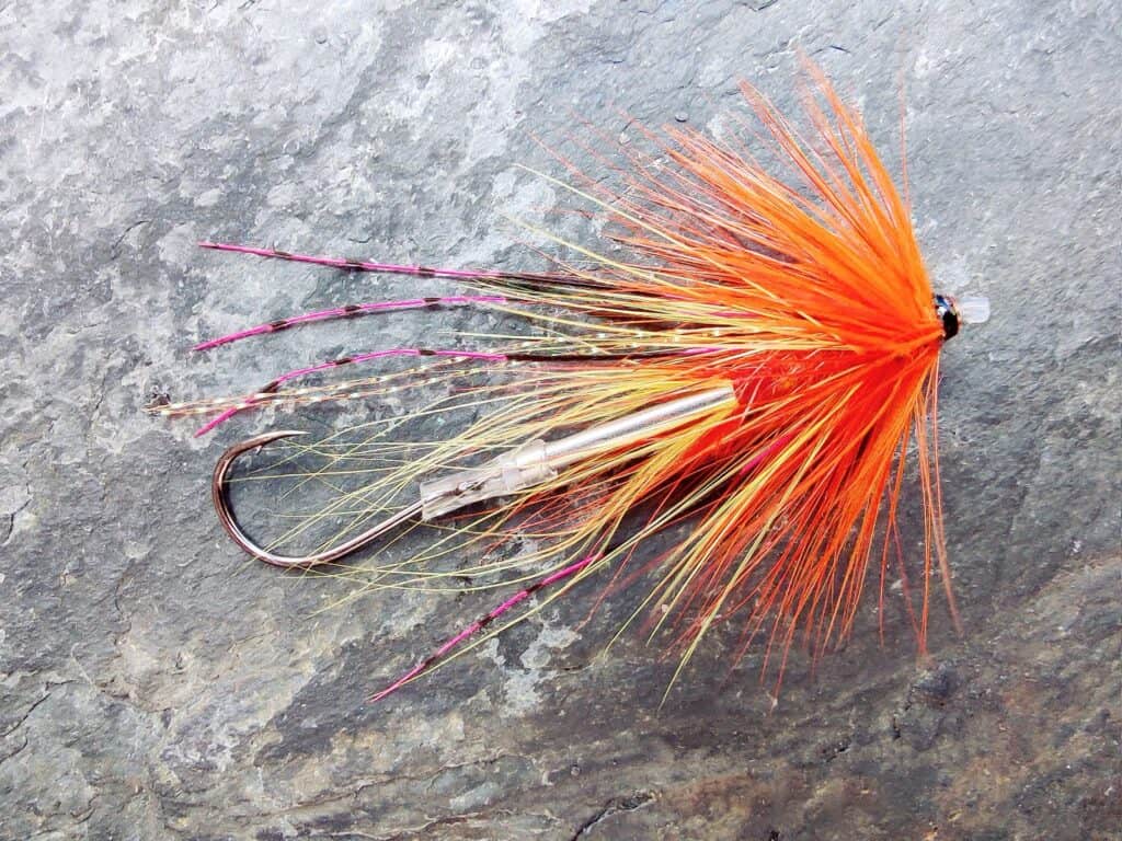 Orange Mini Intruder Tube Fly