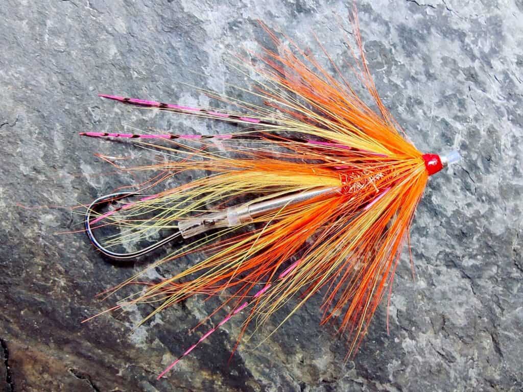 Orange Mini Intruder Tube Fly