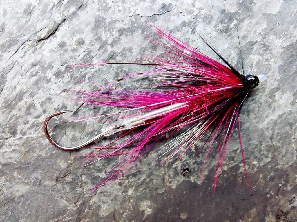 Pink Sparkly Mini Intruder Tube Fly