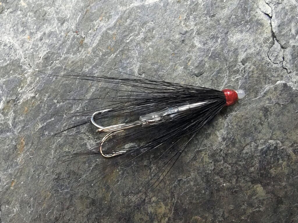 Black and Silver Minitube Fly