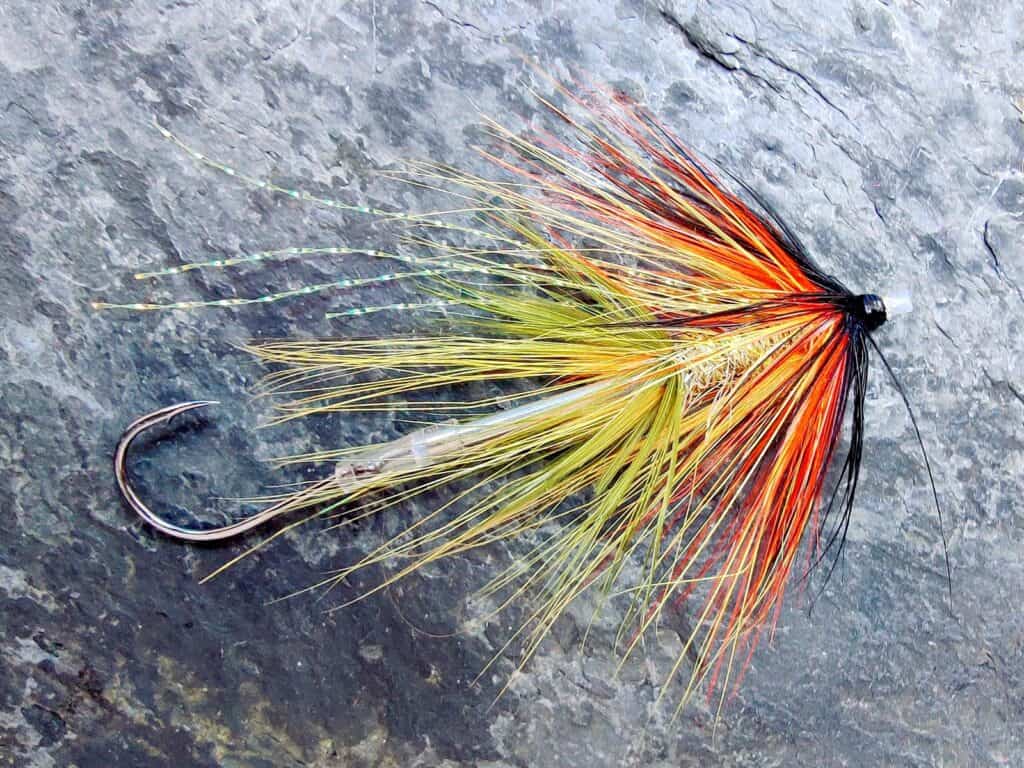 Black Hackle Intruder Needle Tube Fly