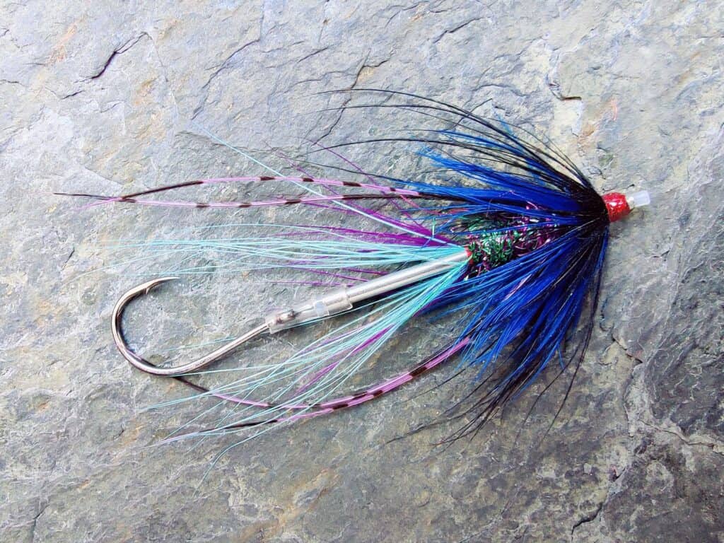 Black & Blue Intruder Tube Fly